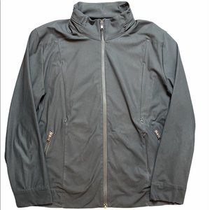 Lululemon Grey Zip Up Hoodie Jacket Size 12